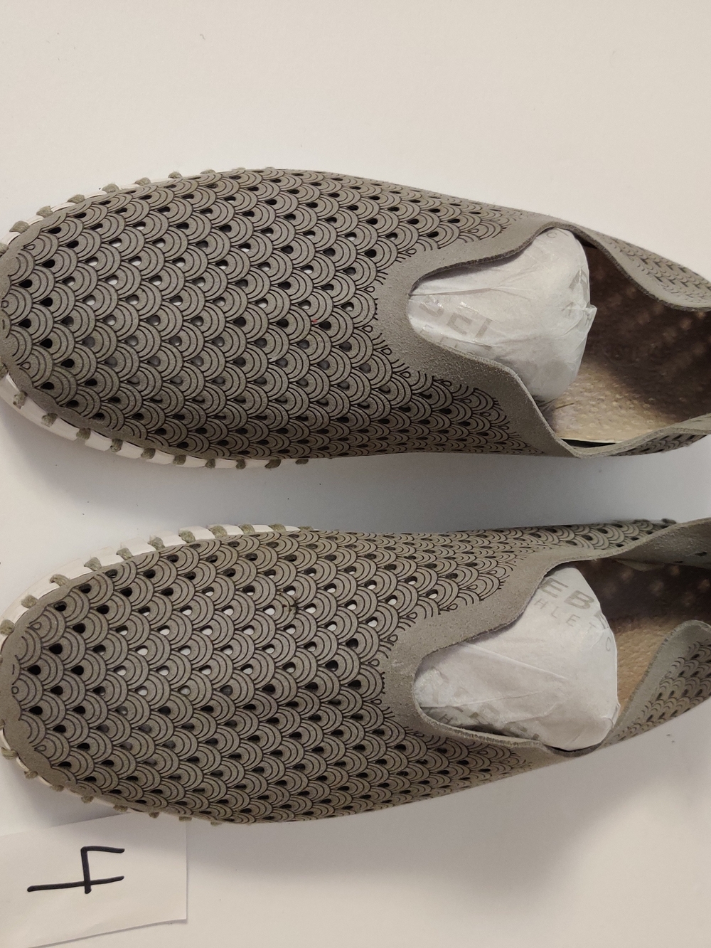 Ilse Jacobsen Grey Slip-On Casual Shoes 6.5